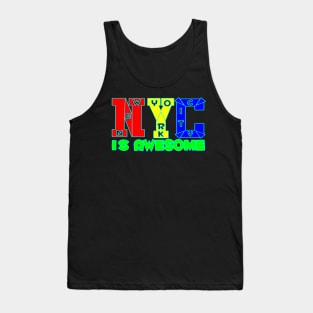 New York City Is Awesome tee design birthday gift graphic Tank Top